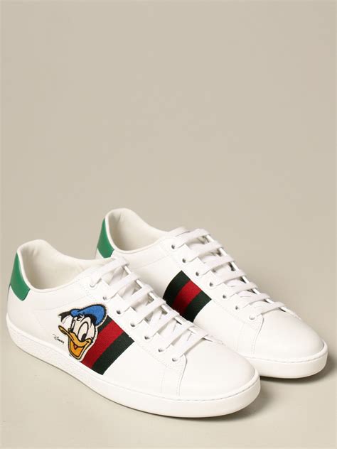 gucci disney sneakers womens|gucci disney donald duck shoes.